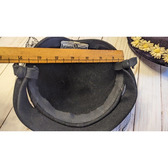 Norman Durand Vintage Hat with Net - Picture 9 of 10